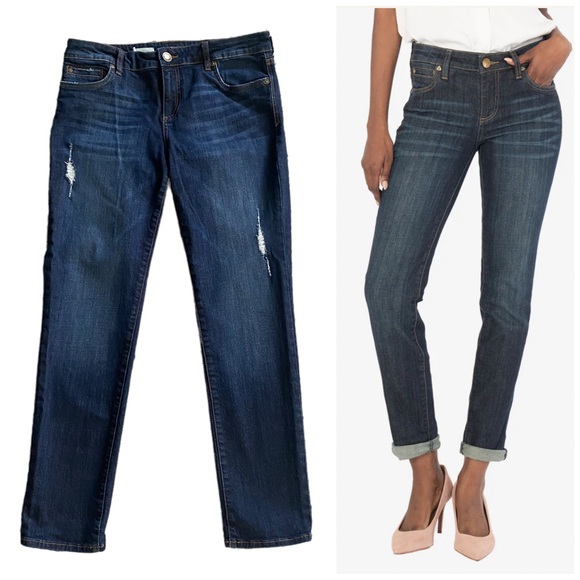 Kut from the Kloth Catherine Boyfriend Jeans 10 - Picture 1 of 15
